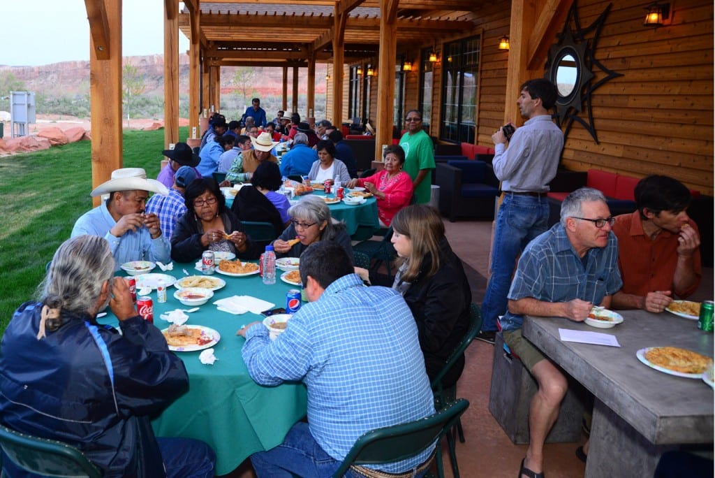 Dinner on Friday night at the Desert Rose Inn.