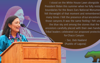 Deb Haaland speaks about Bears Ears