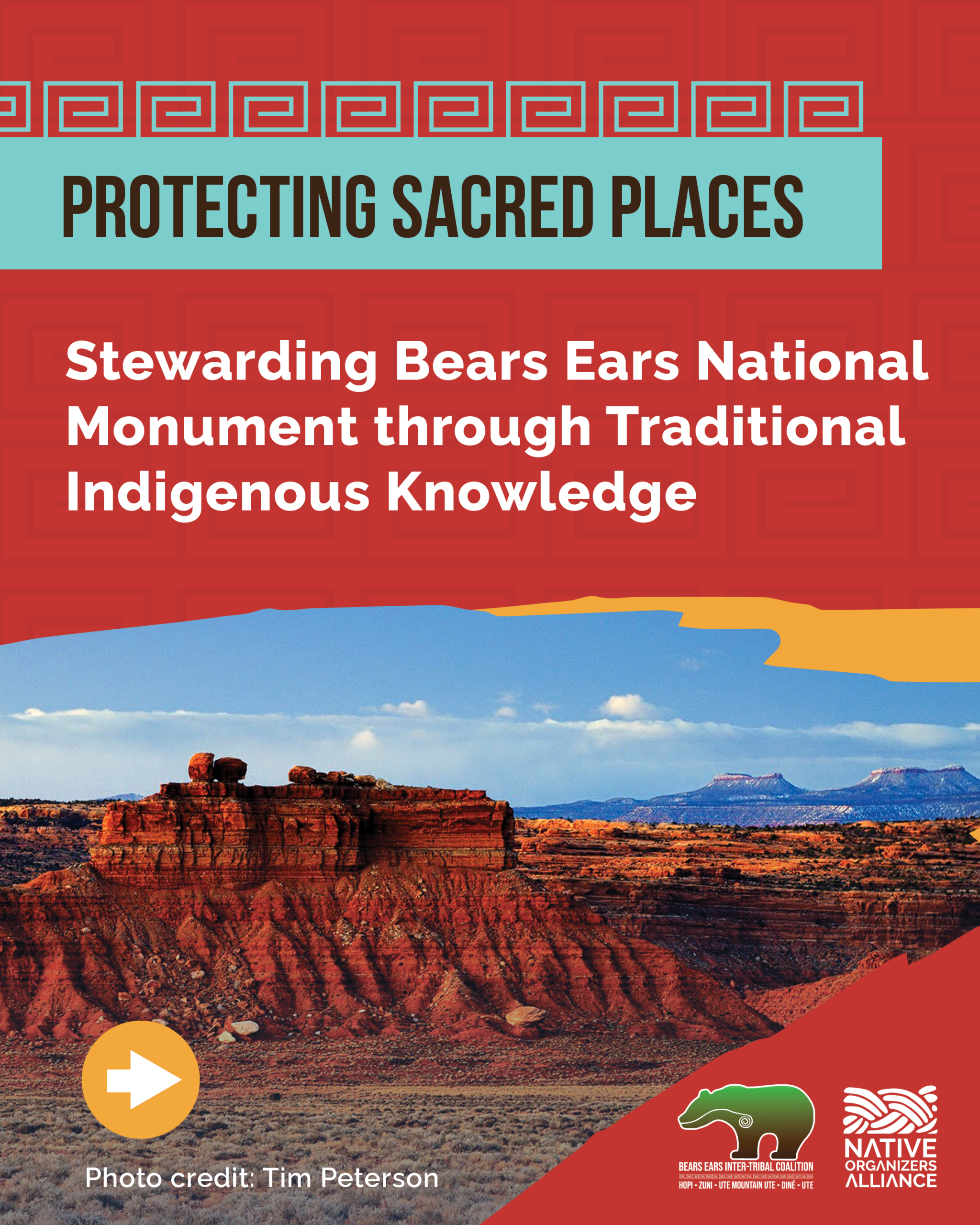 Educational graphic about Tribal stewardship of Bears Ears
