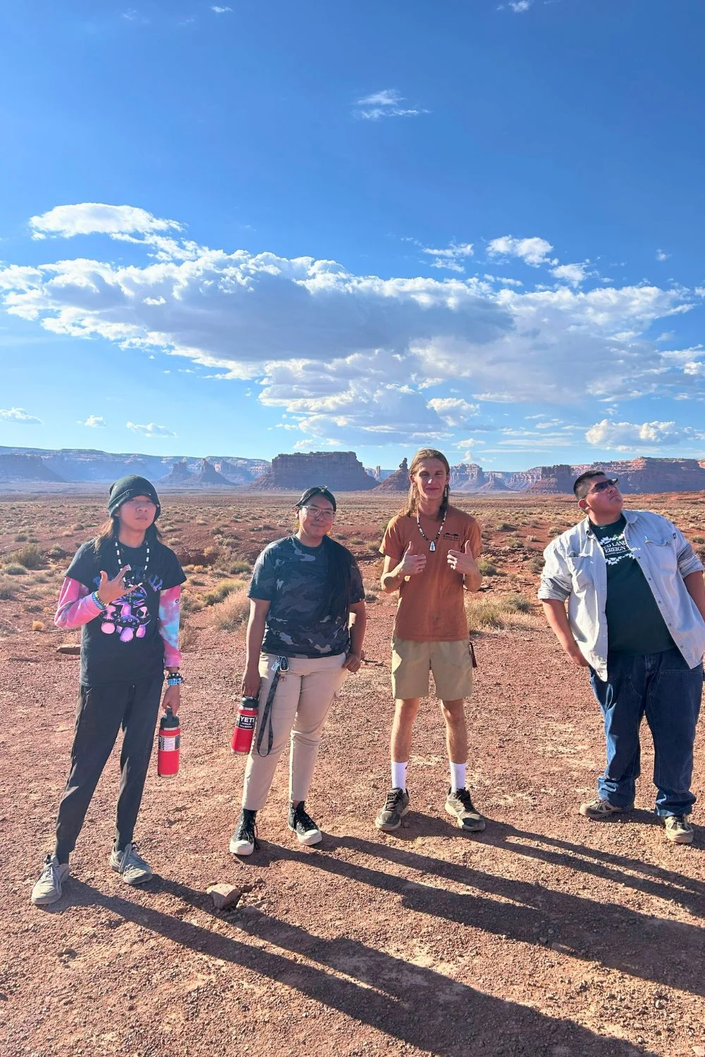 BEYC-site-visit-6 Bears Ears Youth Council participants learn together while visiting the Bears Ears landscape.